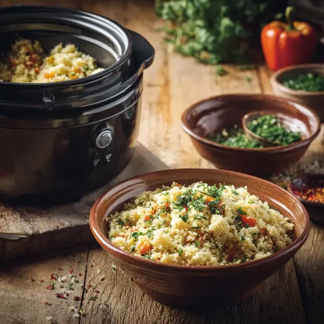Rice Cooker Small Tricks for Fluffy Couscous - Master rice cooker small tricks for fluffy couscous. Simple steps,... Rice Cooker Small Tricks for Fluffy Couscous - Cooking Tips & Recipes | Laravel