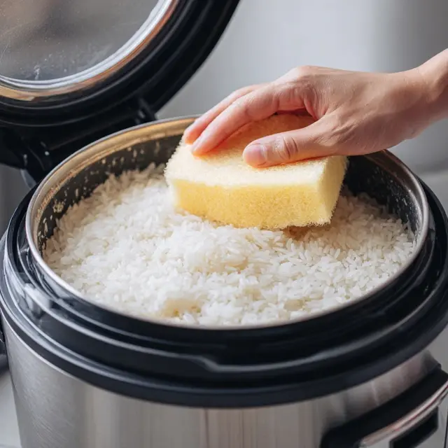 Removing Sticky Rice Residue from a Rice Cooker Small - Find practical ways to remove sticky rice residue from your... Removing Sticky Rice Residue from a Rice Cooker Small - Maintenance & Cleaning | Laravel