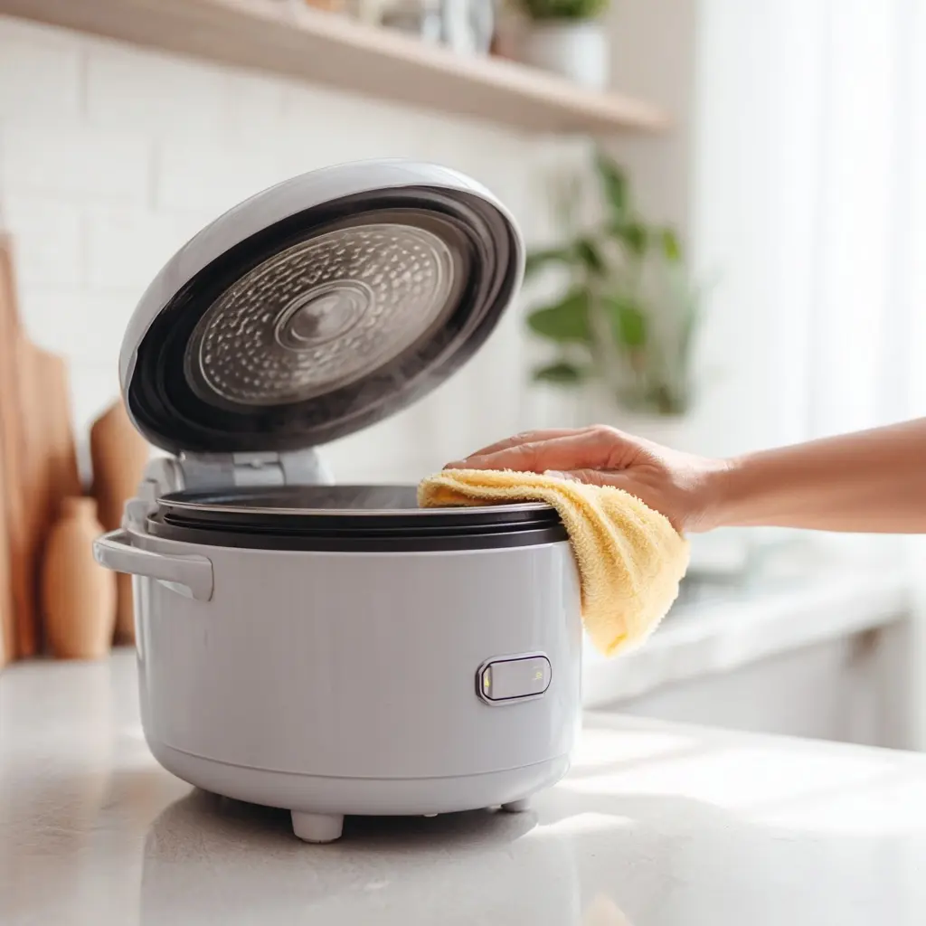How to Clean the Heating Plate of a Rice Cooker Small - Follow these simple steps to clean the heating plate of... How to Clean the Heating Plate of a Rice Cooker Small - Maintenance & Cleaning | Laravel