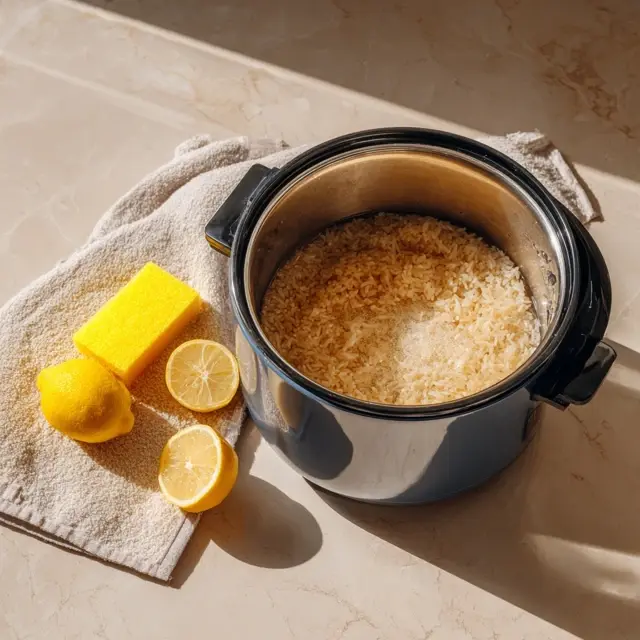 Cleaning Burnt Rice from a Rice Cooker Small - Discover safe and effective methods to clean burnt rice from... Cleaning Burnt Rice from a Rice Cooker Small - Maintenance & Cleaning | Laravel