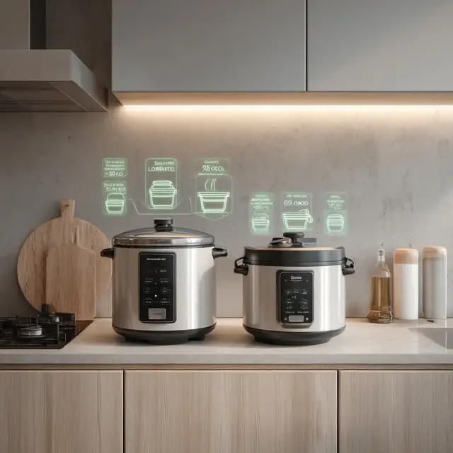 Rice Cooker Small vs Large: Energy Efficiency Compared - A comprehensive comparison of rice cooker small vs large, focusing... Rice Cooker Small vs Large: Energy Efficiency Compared - Product Comparisons | Laravel